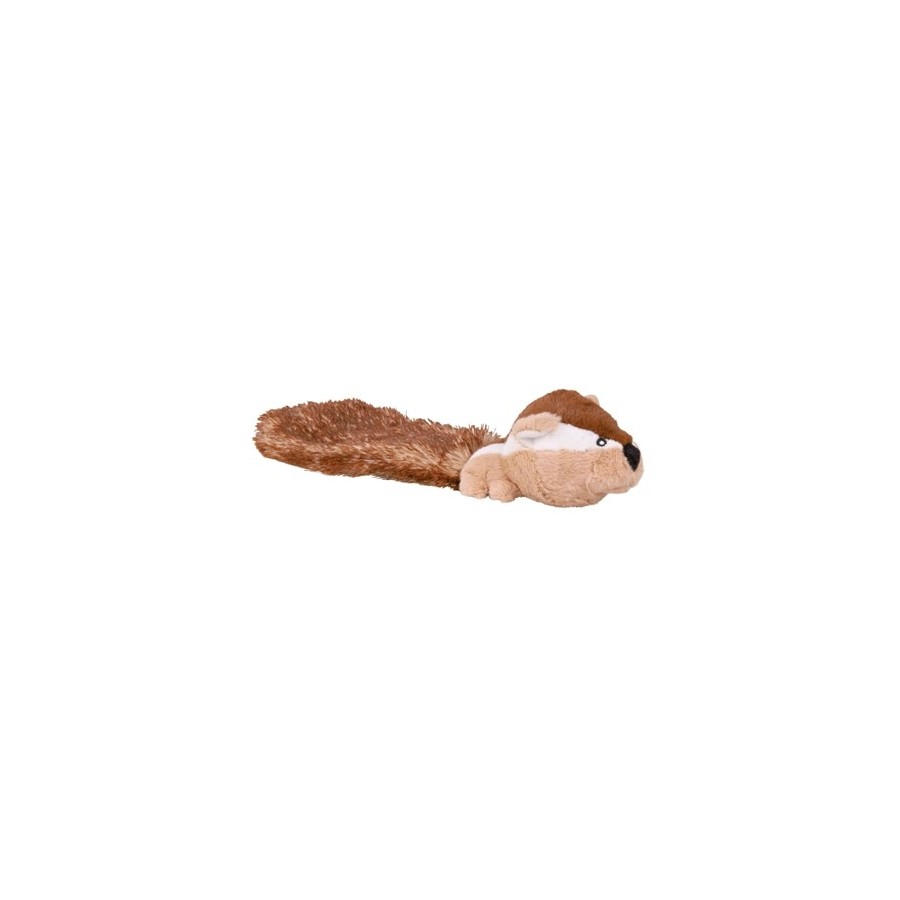 Trixie Pluche Eekhoorntje Bungeldier Met Geluid 30 CM 3 ST
