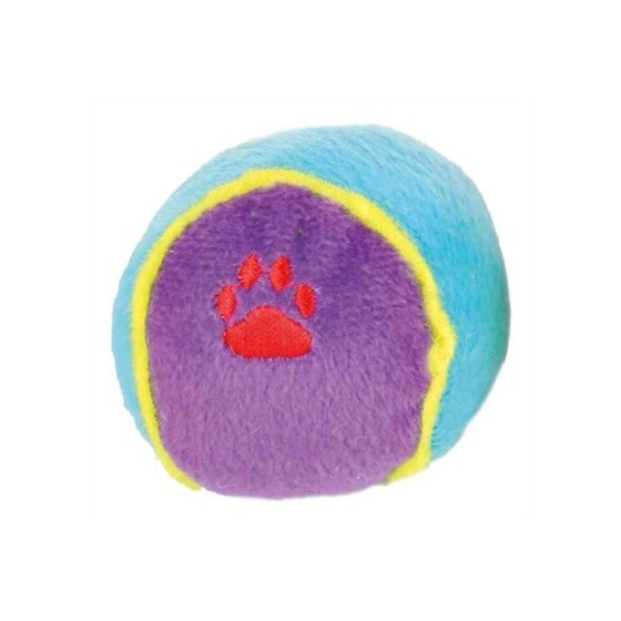 Trixie Pluche Speelbal Assorti 6X6X6 CM 24 ST