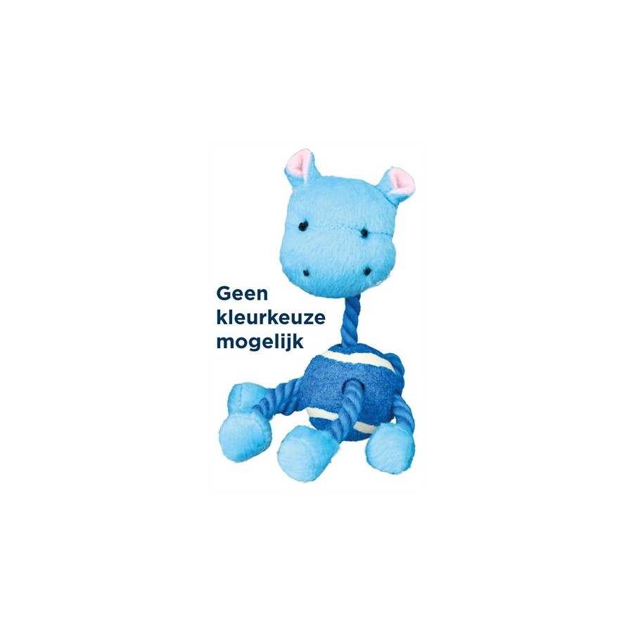 Trixie Pluche Dier Met Touw En Tennisbal Assorti 16 CM 3 ST