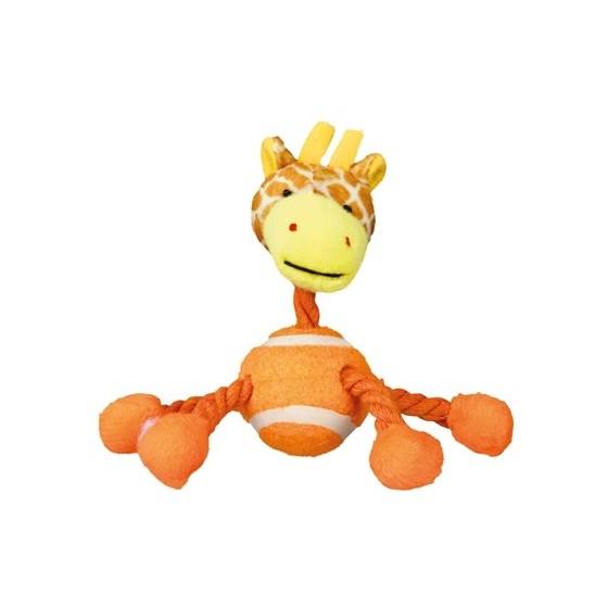 Trixie Pluche Dier Met Touw En Tennisbal Assorti 16 CM 3 ST