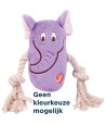 Trixie Pluche Dier Met Touw Assorti 13 CM 3 ST