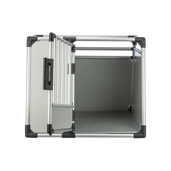 Trixie Vervoersbox Aluminium Zilver / Lichtgrijs 97X88X75 CM