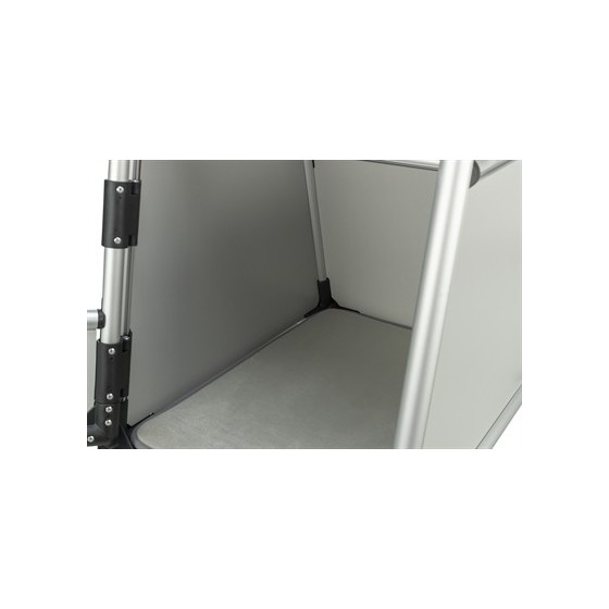 Trixie Vervoersbox Aluminium Zilver / Lichtgrijs 97X88X75 CM