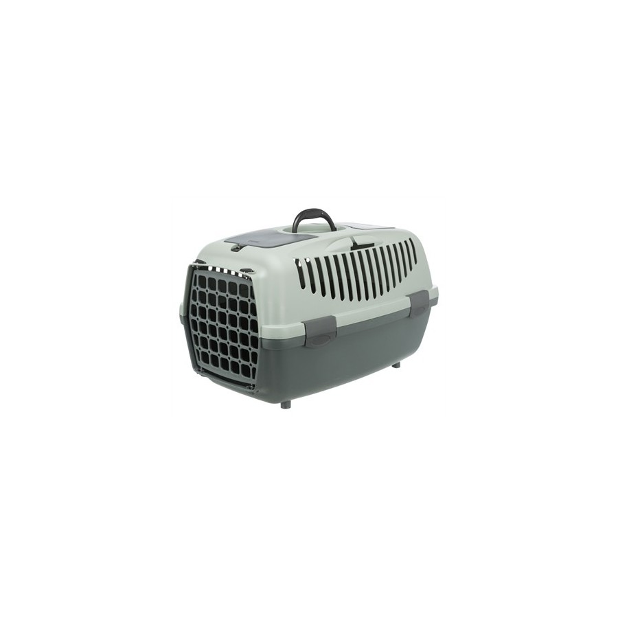 Trixie Be Eco Vervoersbox Capri Antraciet / Grijs-Groen 55X37X34 CM