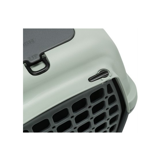 Trixie Be Eco Vervoersbox Capri Antraciet / Grijs-Groen 61X40X38 CM
