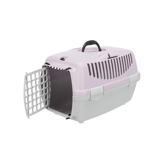 Trixie Vervoersbox Capri 1 Lichtgrijs / Lila 48X32X31 CM