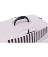 Trixie Vervoersbox Capri 1 Lichtgrijs / Lila 48X32X31 CM