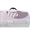 Trixie Vervoersbox Capri 1 Lichtgrijs / Lila 48X32X31 CM