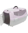 Trixie Vervoersbox Capri 2 Lichtgrijs / Lila 55X37X34 CM