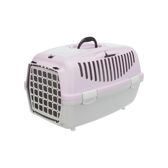 Trixie Vervoersbox Capri 2 Lichtgrijs / Lila 55X37X34 CM
