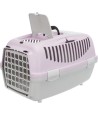 Trixie Vervoersbox Capri 2 Lichtgrijs / Lila 55X37X34 CM