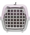Trixie Vervoersbox Capri 2 Lichtgrijs / Lila 55X37X34 CM