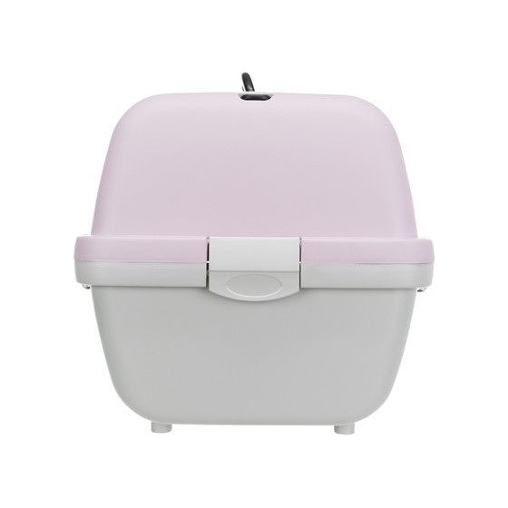 Trixie Vervoersbox Capri 2 Lichtgrijs / Lila 55X37X34 CM