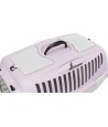 Trixie Vervoersbox Capri 2 Lichtgrijs / Lila 55X37X34 CM