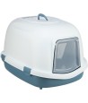 Trixie Kattenbak Primo Xxl Top Met Kap Blauw / Wit 71X56X47 CM
