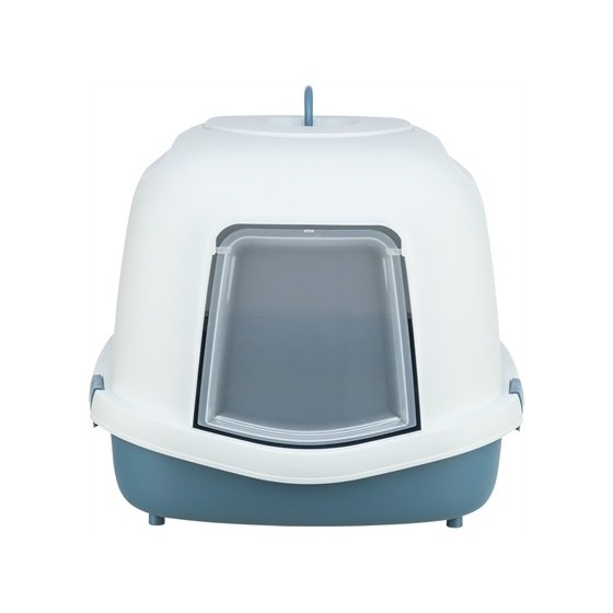 Trixie Kattenbak Primo Xxl Top Met Kap Blauw / Wit 71X56X47 CM