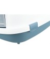Trixie Kattenbak Primo Xxl Top Met Kap Blauw / Wit 71X56X47 CM