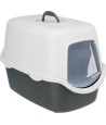 Trixie Kattenbak Vico Met Kap Donkergrijs / Lichtgrijs 56X40X40 CM