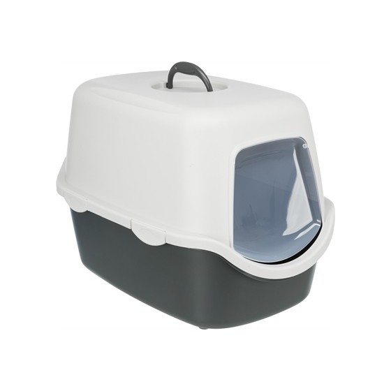 Trixie Kattenbak Vico Met Kap Donkergrijs / Lichtgrijs 56X40X40 CM