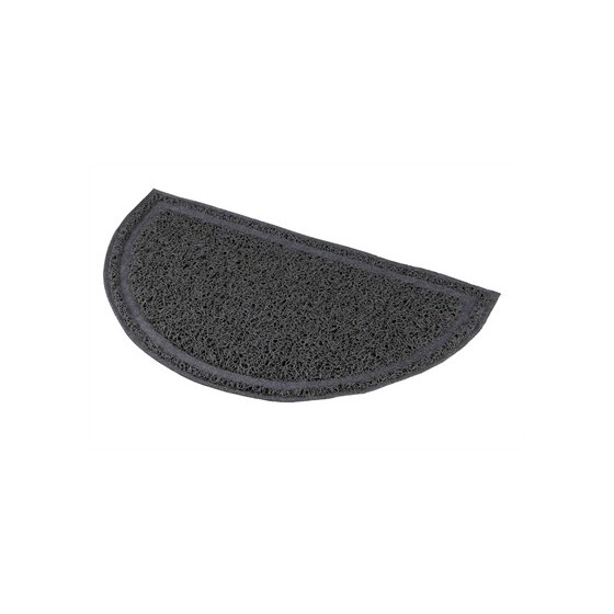 Trixie Schoonloopmat Voor Kattenbakken Halfrond Pvc Antraciet 41X25 CM 2 ST