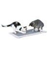 Trixie Krabmat Sisaltapijt / Pluche Grijs / Lichtgrijs 55X35 CM 2 ST