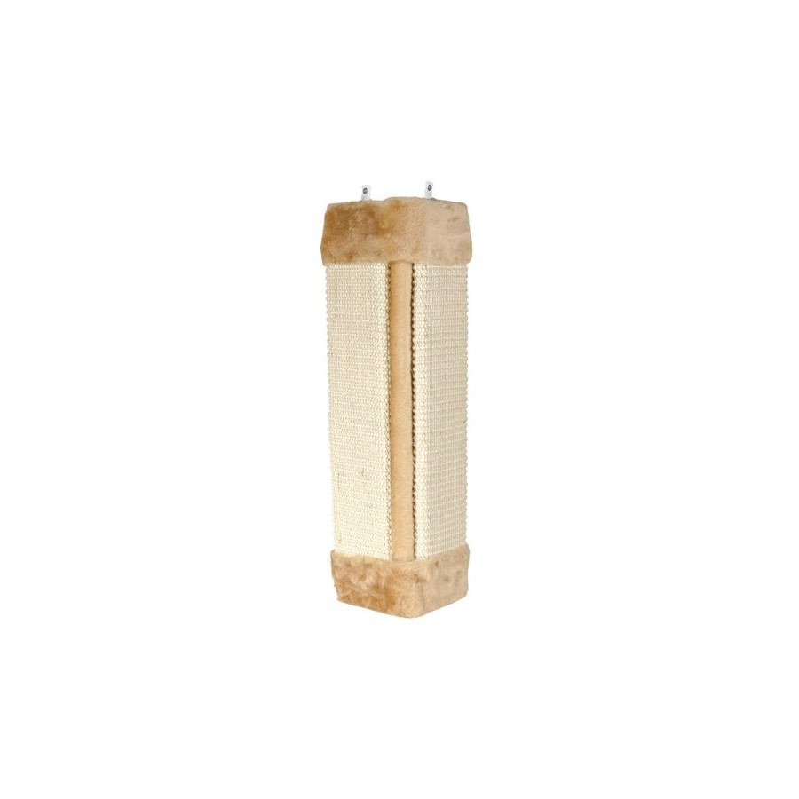 Trixie Krabplank Hoek Sisaltapijt / Pluche Met Catnip Naturel / Beige 23X49 CM
