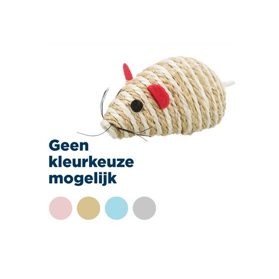 Trixie Muis Sisal Assorti...