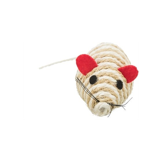 Trixie Muis Sisal Assorti 10 CM 4 ST