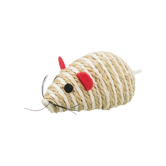 Trixie Muis Sisal Assorti 10 CM 4 ST