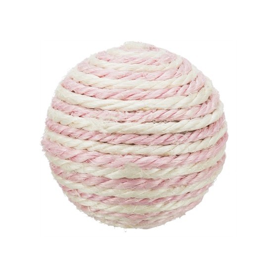 Trixie Bal Sisal Assorti 6X6X6 CM 4 ST