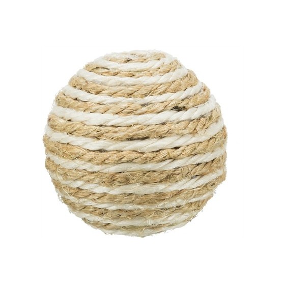 Trixie Bal Sisal Assorti 6X6X6 CM 4 ST