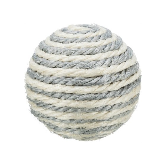 Trixie Bal Sisal Assorti 6X6X6 CM 4 ST