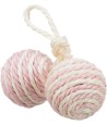 Trixie 2 Ballen Aan Koord Sisal Assorti 4,5X4,5X4,5 CM 4 ST