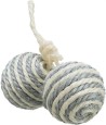 Trixie 2 Ballen Aan Koord Sisal Assorti 4,5X4,5X4,5 CM 4 ST