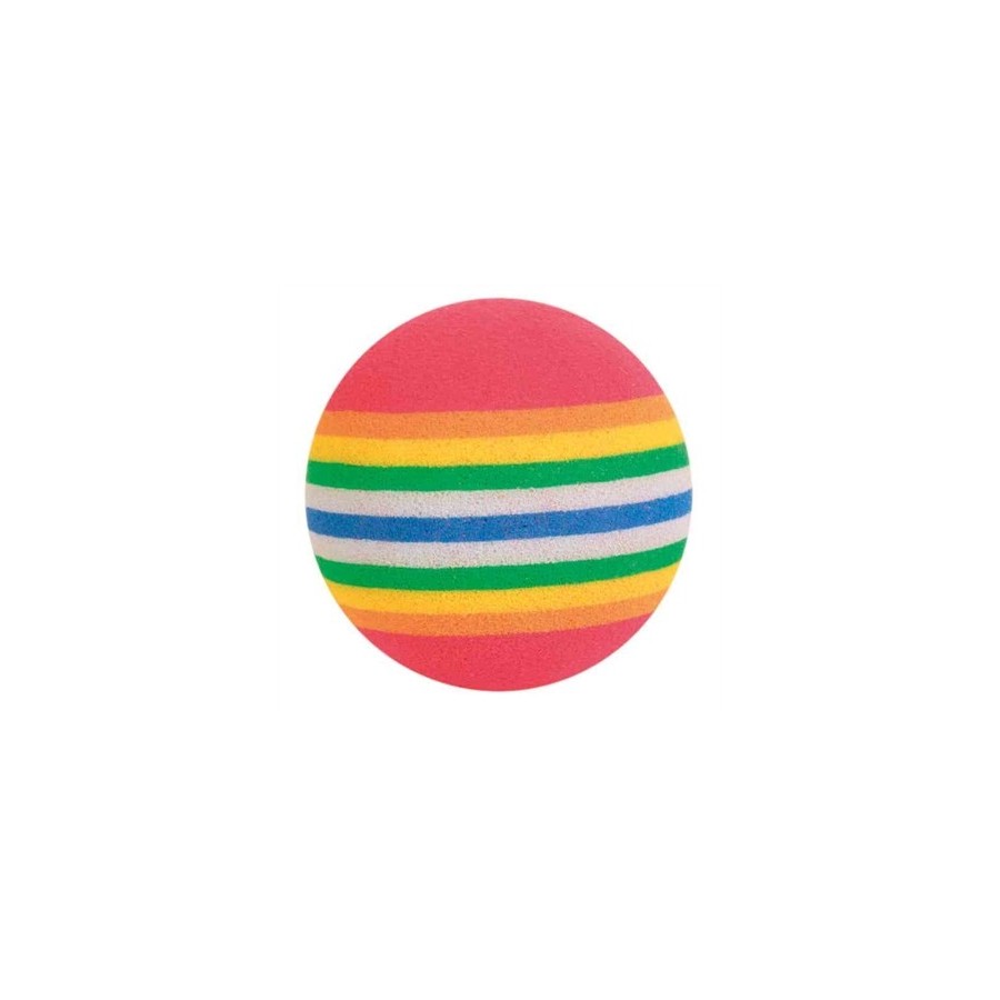 Trixie Set Regenboogballen Schuimstof 4X4X4 CM 4X4 ST