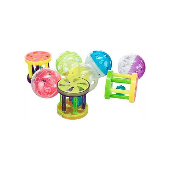Trixie Bal / Rol Kunststof Assorti 4,5 CM 60 ST