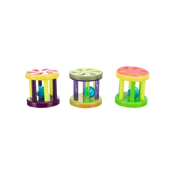 Trixie Bal / Rol Kunststof Assorti 4,5 CM 60 ST
