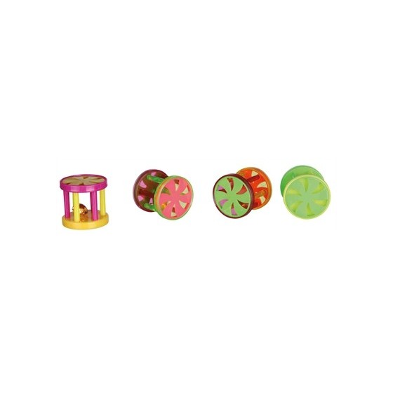 Trixie Bal / Rol Kunststof Assorti 4,5 CM 60 ST