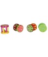 Trixie Bal / Rol Kunststof Assorti 4,5 CM 60 ST