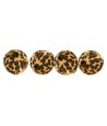 Trixie Set Ballen Met Luipaardprint Pluche 4X4X4 CM 4X4 ST