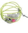 Trixie Muis In Traliebal Pluche Assorti 6X6X6 CM 24 ST