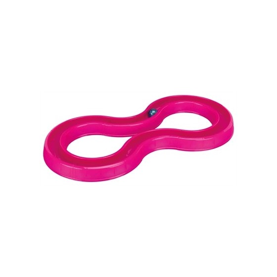 Trixie Flashing Ball Race Kunststof Roze 65X31 CM