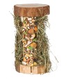 Trixie Toren Schorshout Met Hooi / Knabbelstang 13X13X17 CM 110 GR