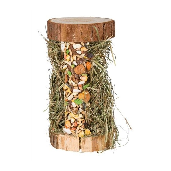 Trixie Toren Schorshout Met Hooi / Knabbelstang 13X13X17 CM 110 GR