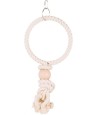 Trixie Touwring Met Houten Blok Naturel 19X19 CM 3 ST