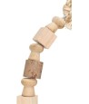 Trixie Boogschommel Met Bonte Blokjes Hout 20X29 CM 3 ST