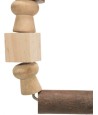 Trixie Boogschommel Met Bonte Blokjes Hout 20X29 CM 3 ST