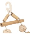 Trixie Hangbrug Aan Sisalkoord Bamboe / Kokos / Riet / Hout 45 CM 3 ST