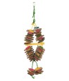 Trixie Speelgoed Aan Sisalkoord Met Karton Hout Kleurig 18X35 CM 3 ST
