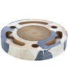 Trixie Krabtrommel Met Ballen Karton Met Catnip Blauw 33X33X5,5 CM